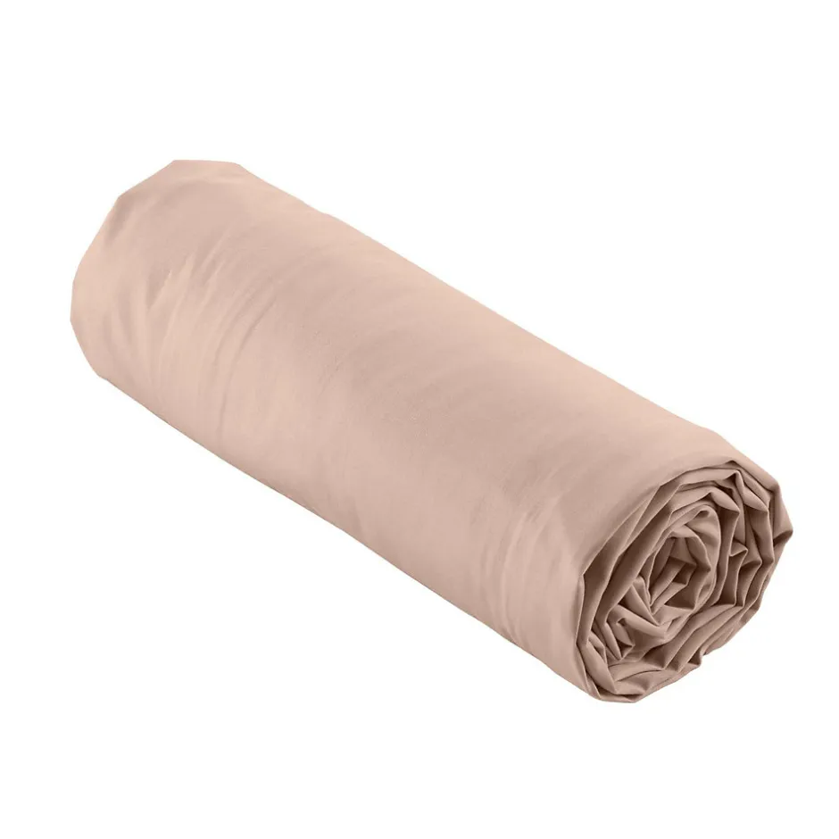 Douceur D'Intérieur Drap Housse Percale Bonnet 30 Cm 200x160cm Rose