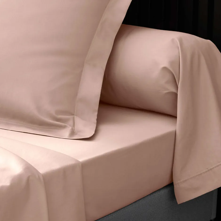Douceur D'Intérieur Drap Housse Percale Bonnet 30 Cm 200x160cm Rose