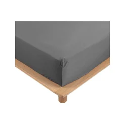 Promolinge Drap Housse Percale Bonnet 30 Cm 190x90cm anthracite