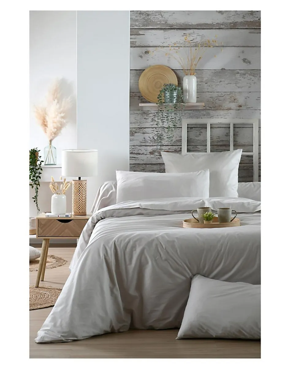 Eden Drap housse percale en coton Nuage