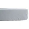 Vent Du Sud Drap housse percale pur coton peigné longues fibres 80 fils/cm² avec bonnet de 35 cm - Neige - 160 x 200 cm bonnet de Discount