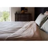 Vent Du Sud Drap housse percale pur coton peigné longues fibres 80 fils/cm² avec bonnet de 35 cm - Ivoire - 80 x 200 cm bonnet de Best