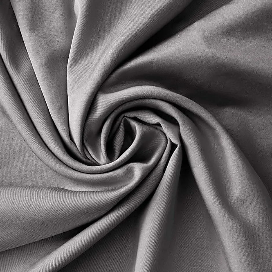 L'Effet Papillon Drap housse "Salomé" Viscose de bambou 120 fils/cm² toutes dimensions - Salomé Granit - 180 x 200 cm bonnet de 30 cm