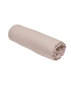 Todays Tools Drap housse TODAY Essential - 140 x 200+30 cm - 2 personnes - 100% Coton uni - Rose des sables