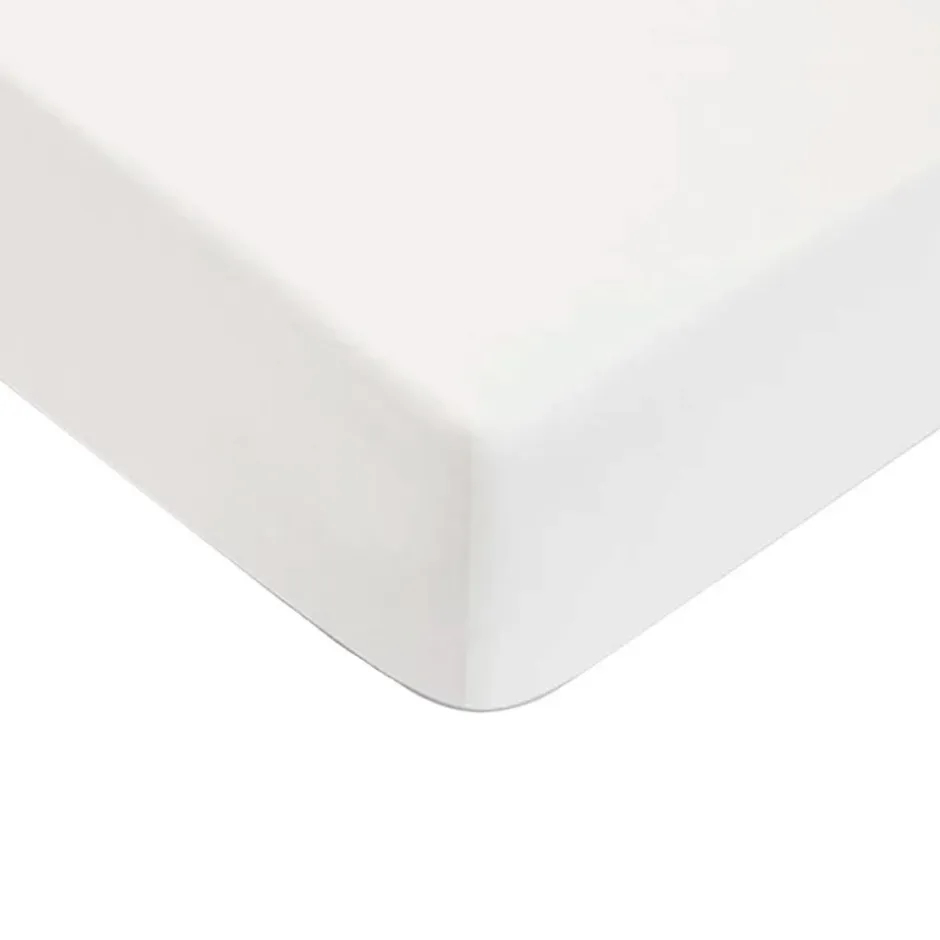 Future Home Drap housse uni en coton 57 fils 180x200cm Clearance