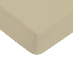 Future Home Drap housse uni en coton 57 fils 180x200cm