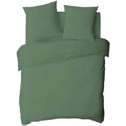 Future Home Drap housse uni en coton 57 fils 160x200cm
