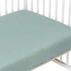 Sevira Kids Drap housse uni en gaze de coton