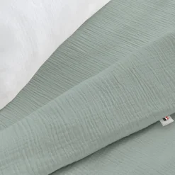 Sevira Kids Drap housse uni en gaze de coton Discount