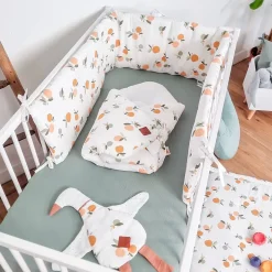 Sevira Kids Drap housse uni en gaze de coton Discount