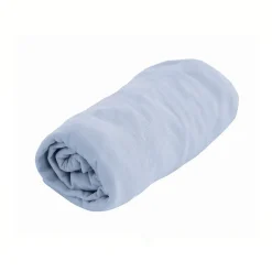 Domiva Drap housse uni en jersey (40x80 cm - Bleu ciel)