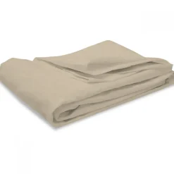 Bleu Calin Drap Housse uni 140x190cm PERCALE LIN