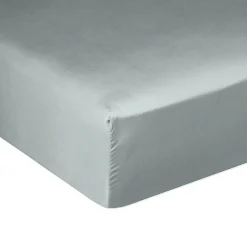 Housse De Rêve Drap housse 160x200 + 30 cm Satin de Coton Celadon