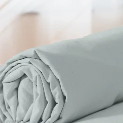 Linnea Drap housse 140x190 cm coton lavé LINO gris