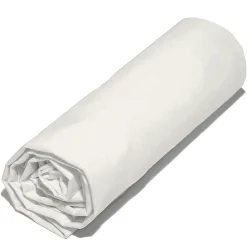 Linnea Drap housse 90x190 cm en 100% polyester microfibre LAGO écru bonnet 23 cm