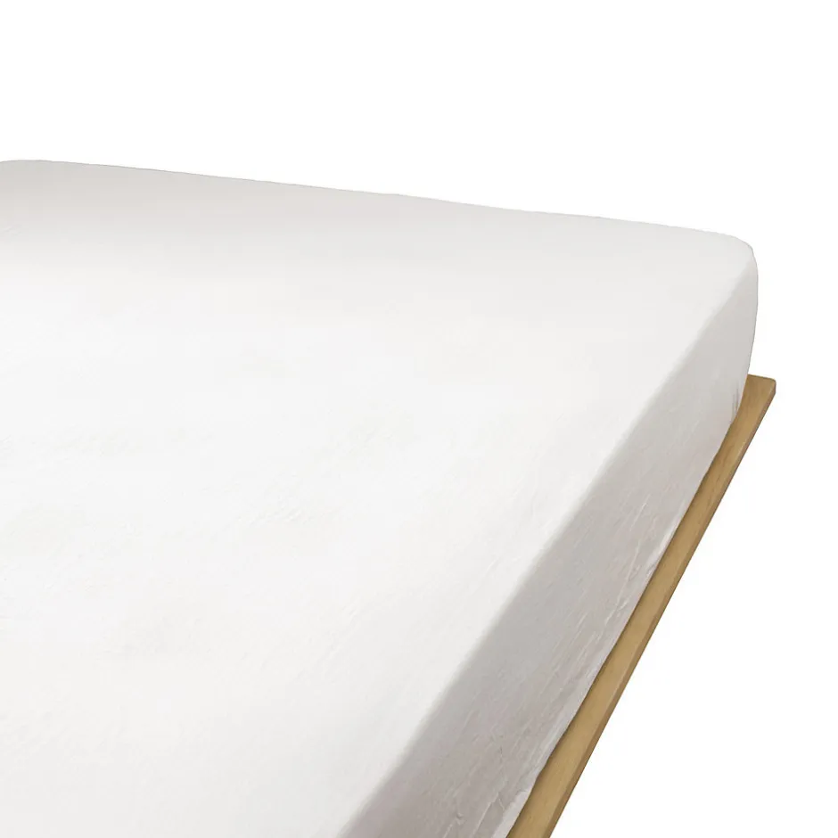 Housse De Rêve Drap housse 140x190 cm en Gaze de coton Chantilly