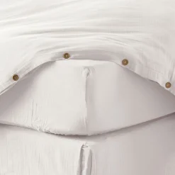 Housse De Rêve Drap housse 140x190 cm en Gaze de coton Chantilly