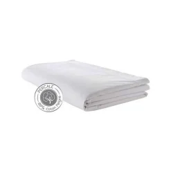Tradilinge Drap percale de coton 240 x 310 cm (240x310 cm - Blanc)