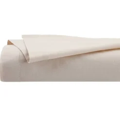 Atmosphera Créateur D'Intérieur Drap plat - percale - beige lin - 180x290 cm - Atmosphera Online