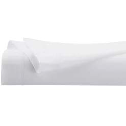 Atmosphera Créateur D'Intérieur Drap plat - percale - blanc - 240x290 cm - Atmosphera New