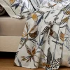 Tradilinge Drap plat aux fleurs exubérantes (240x310 cm - Blanc) Sale