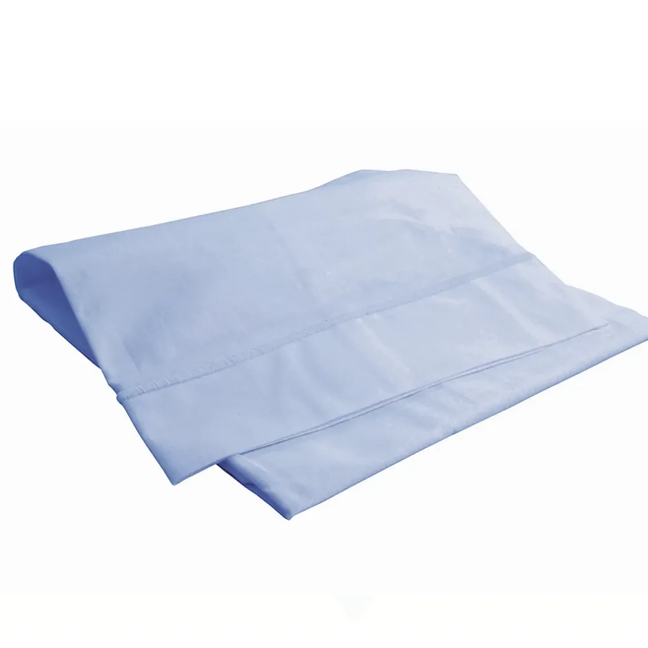 Domiva Drap plat avec point bourdon (120x180 cm - Bleu ciel) Discount