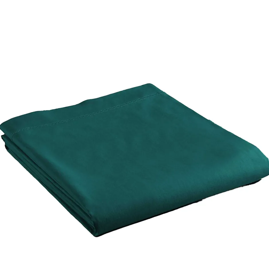 Eden Drap plat coton 240 x 300 cm biolina emeraude Hot