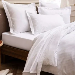Coton Pur Drap plat Prestige 270 x 300 cm satin 120 fils Hot