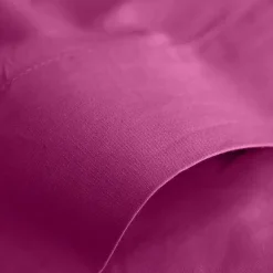 Coton Pur Drap plat Prémium 240 x 300 cm Magenta Discount