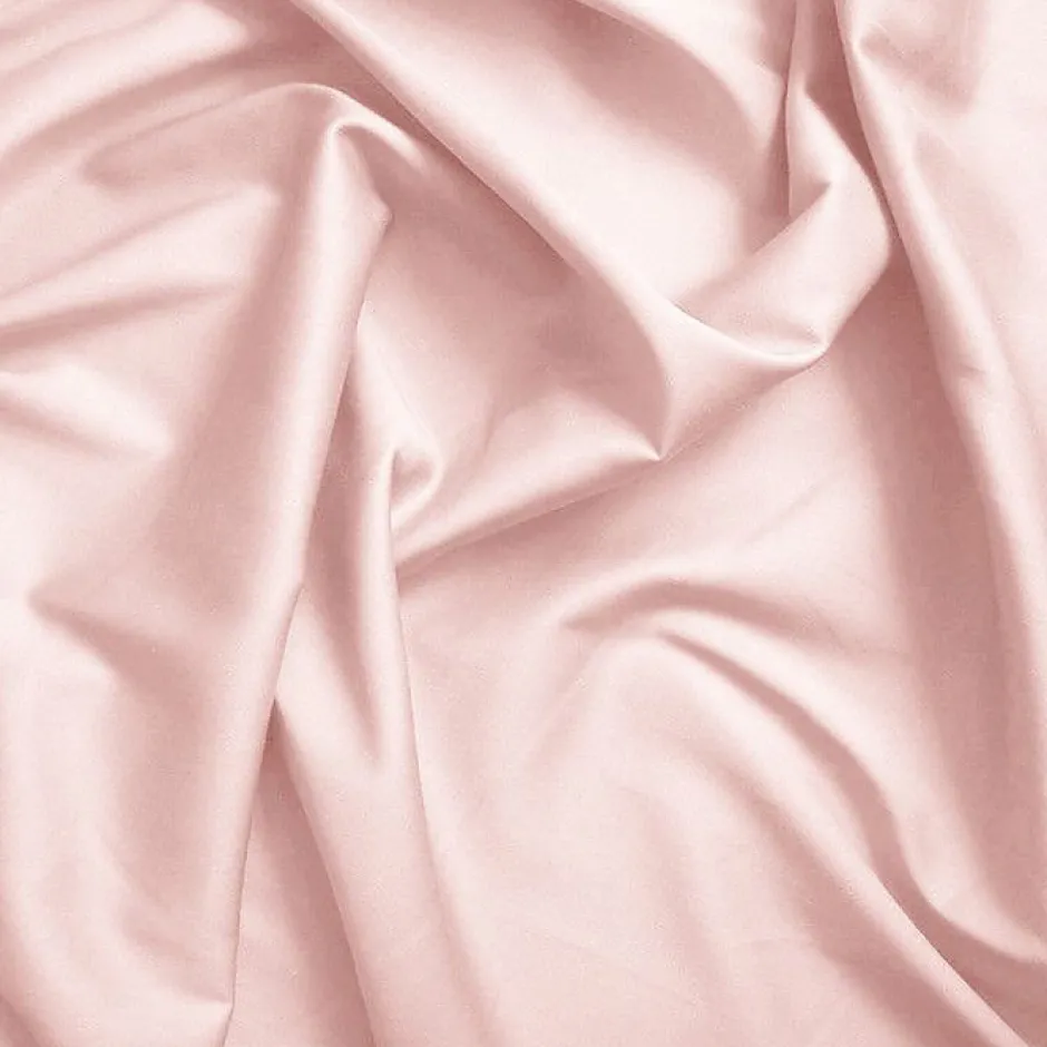 Coton Pur Drap plat Prémium 240 x 300 cm Rose Dragée