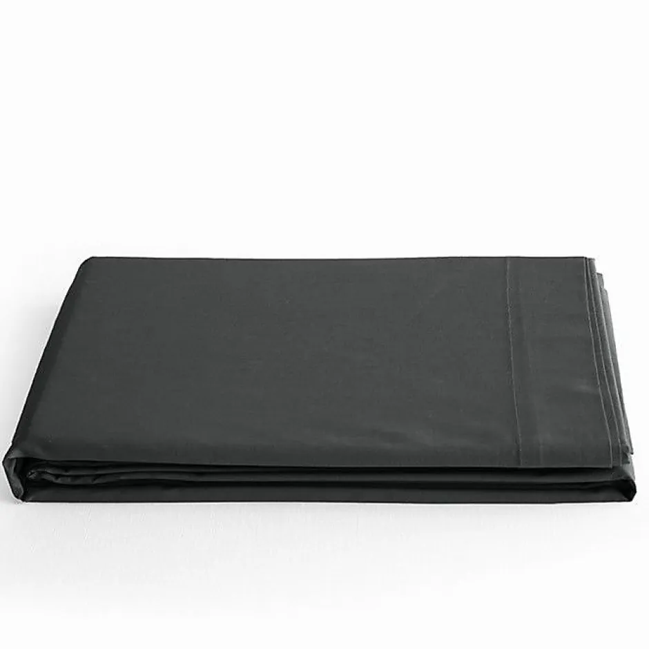 Coton Pur Drap plat Prémium 240 x 300 cm Marron coton