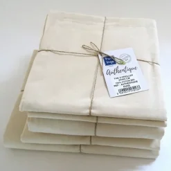 Tradilinge Drap plat en 100% coton biologique (240x300 cm - Sable) Outlet