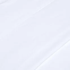 Homescapes Drap plat en lin lavé blanc, 275x275 cm - Outlet
