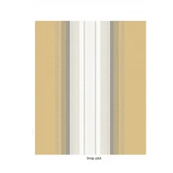 Tradilinge Drap plat en percale de coton au style ethnique chic (240x310 cm - Jaune)