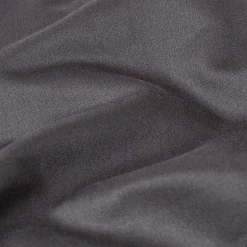 Homescapes Drap plat en satin de coton égyptien 1000 fils gris foncé, 270x300 cm -