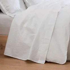 Tradilinge Drap plat esprit grand hôtel (240x310 cm - Blanc) New