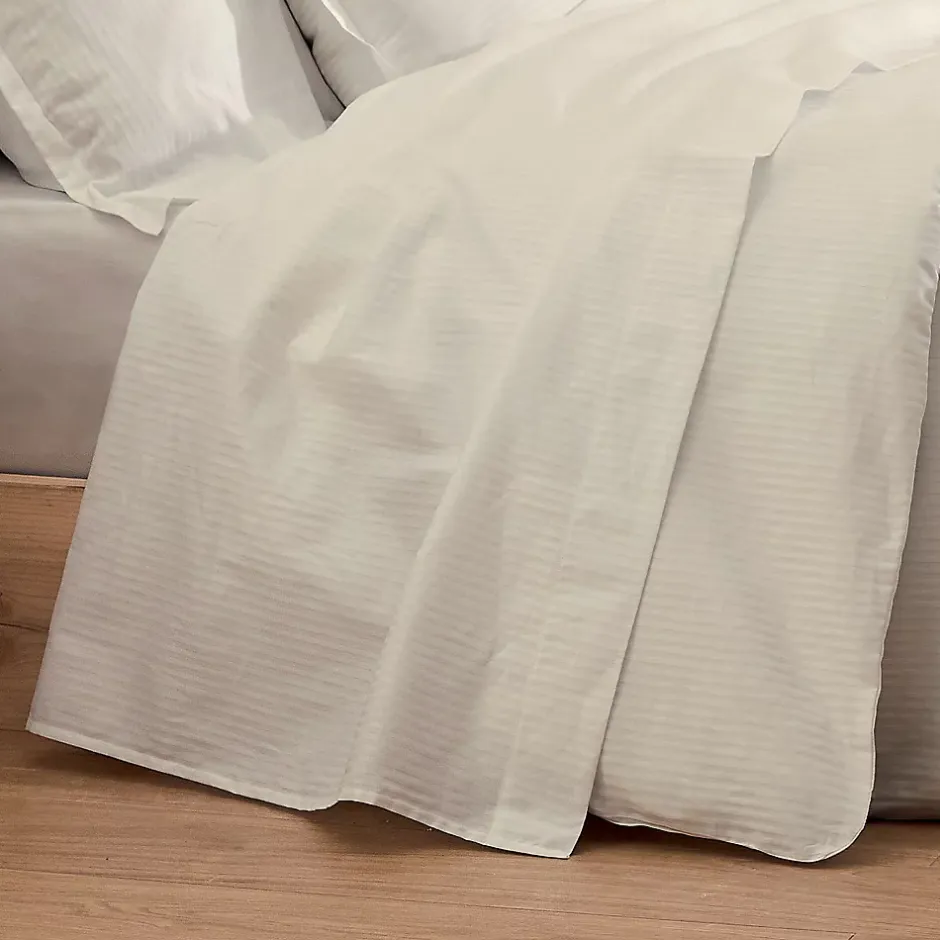 Tradilinge Drap plat esprit grand hôtel (240x310 cm - Sable) New