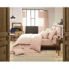 L'Effet Papillon Drap plat Gaïa 270x300 cm Rose gaze de coton Outlet