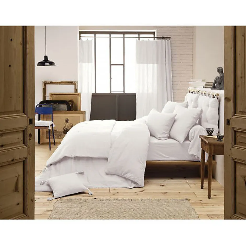 L'Effet Papillon Drap plat "Gaïa" toutes dimensions "Gaze de Coton" - Gaïa Chantilly - 270 x 300 cm pour lit King size New