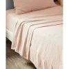L'Effet Papillon Drap plat "Gaïa" toutes dimensions "Gaze de Coton" - Gaïa Guimauve - 240 x 300 cm pour lit 2 places Discount