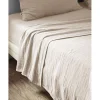 L'Effet Papillon Drap plat "Gaïa" toutes dimensions "Gaze de Coton" - Gaïa Pampa - 240 x 300 cm pour lit 2 places