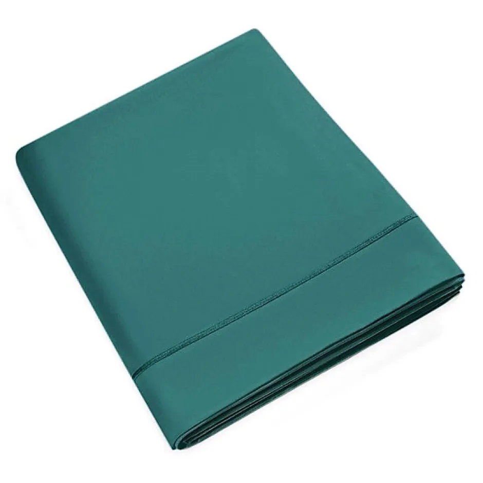 Coton Pur Drap plat percale de coton peigné "Julian" toutes dimensions - Julian Paon - 180 x 290 cm pour lit 1 place Best