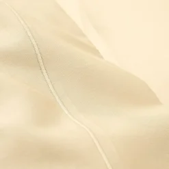 Coton Pur Drap plat percale de coton peigné "Julian" toutes dimensions - Julian Ivoire - 180 x 290 cm pour lit 1 place