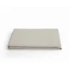Vent Du Sud Drap plat percale pur coton peigné longues fibres 80 fils/cm² - Naturel - 270 x 300 cm pour lit King size New