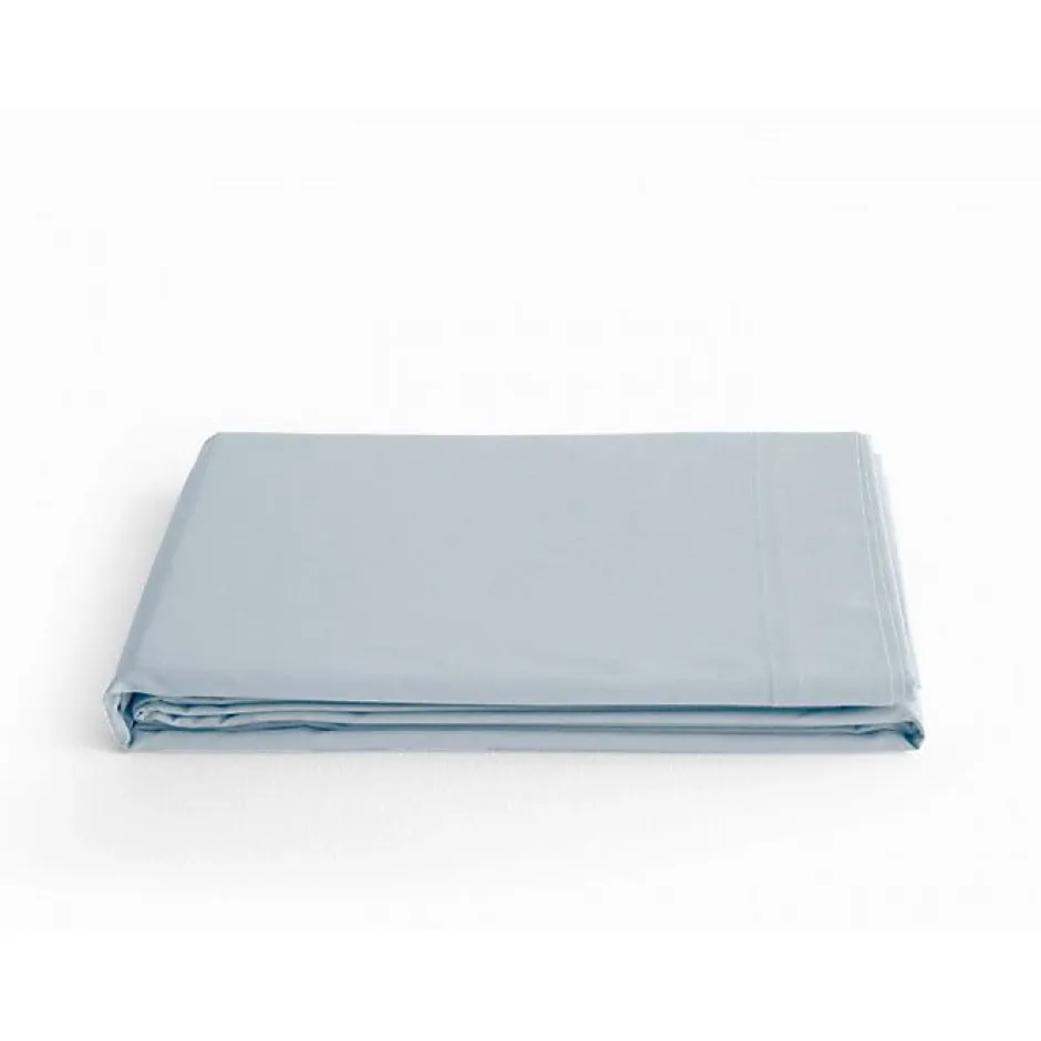 Vent Du Sud Drap plat percale pur coton peigné longues fibres 80 fils/cm² - Glacier - 270 x 300 cm pour lit King size Sale
