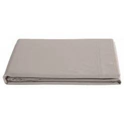 Vent Du Sud Drap plat percale pur coton peigné longues fibres 80 fils/cm² - Lin - 180 x 290 cm pour lit 1 place Hot