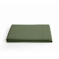 Vent Du Sud Drap plat percale pur coton peigné longues fibres 80 fils/cm² - Mousse - 240 x 300 cm pour lit 2 places Outlet