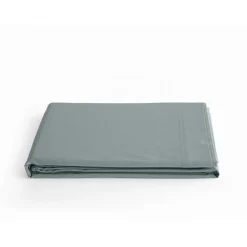 Vent Du Sud Drap plat percale pur coton peigné longues fibres 80 fils/cm² - Lichen - 240 x 300 cm pour lit 2 places Best