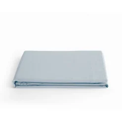 Vent Du Sud Drap plat percale pur coton peigné longues fibres 80 fils/cm² - Glacier - 240 x 300 cm pour lit 2 places Sale