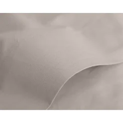 Vent Du Sud Drap plat percale pur coton peigné longues fibres 80 fils/cm² - Lin - 270 x 300 cm pour lit King size